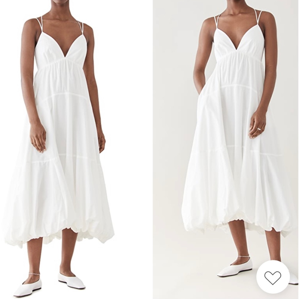 Cinq a Sept Effie Midi Dress - White